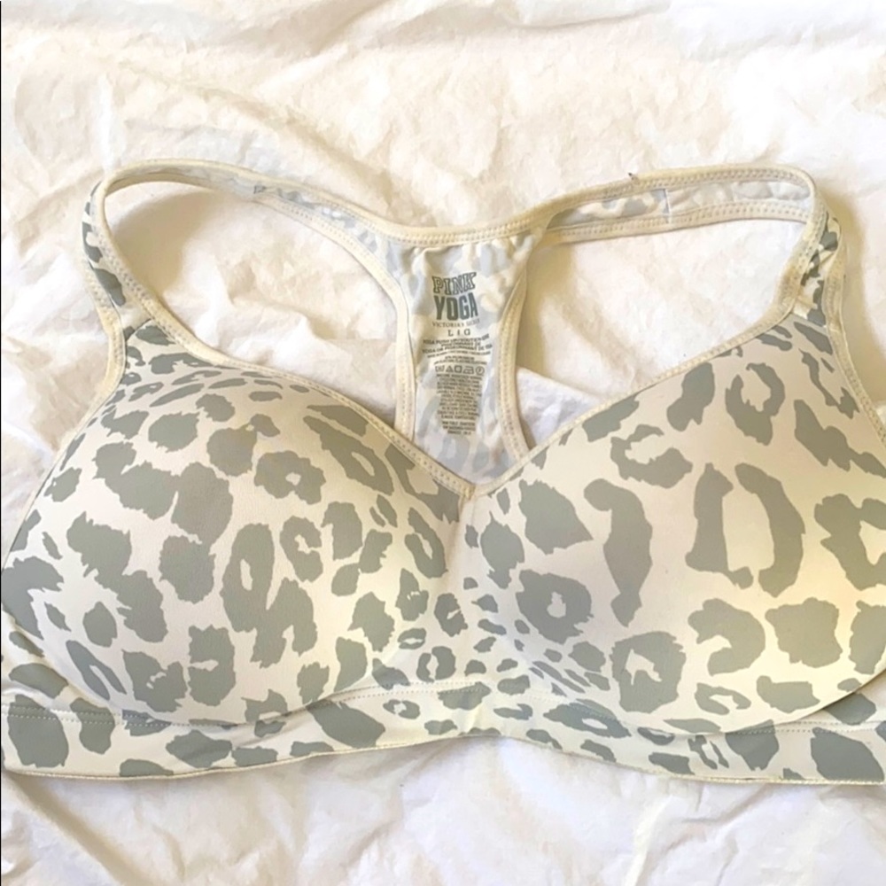 VS PINK push up sports bra. Size L